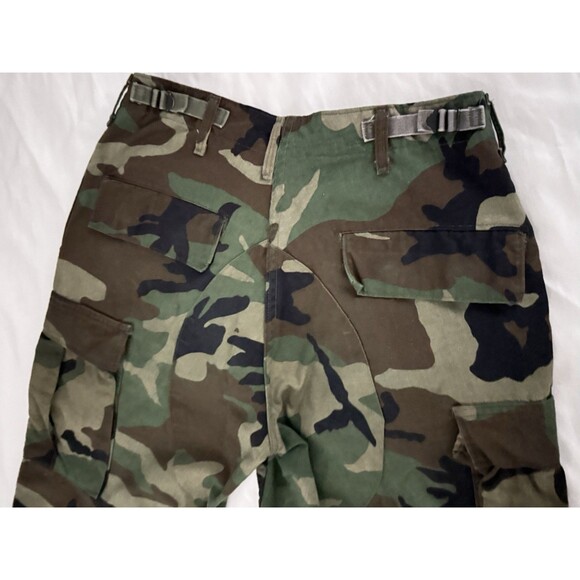 Combat Woodland Camouflage vintage Small/regular waste 27”to 31” X 29, 80’s Camo - Picture 2 of 11